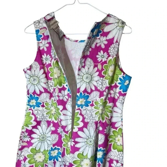 Chadwicks Women’s Sheath Sleeveless Dress Floral Multicolor Sumer Size 6P - Picture 3 of 4